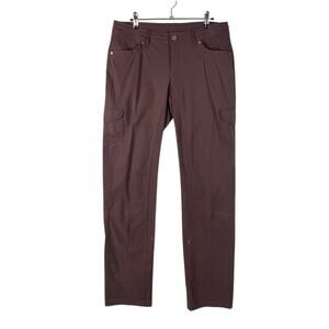 Kuhl Freeflex Roll Up Pant Kalamata 10 LONG Lightweight Quick Dry Mid Rise